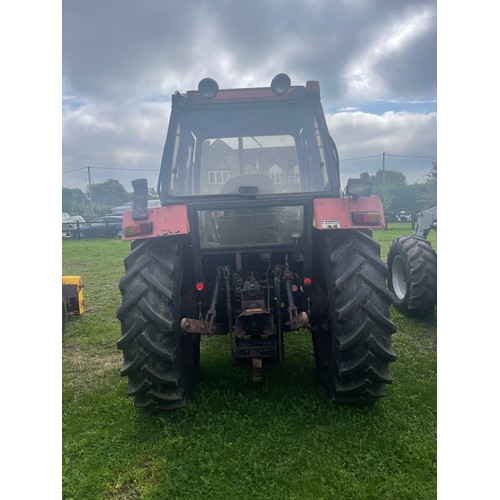 443 - Case 1494 tractor. c/w Loader. Runs and drives.
4wd. Reg: C148 ETT. Part of V5