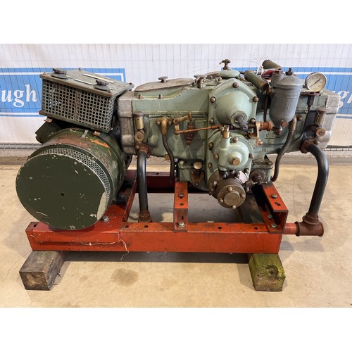 757 - Cub diesel generating set with switchboard and starting handle