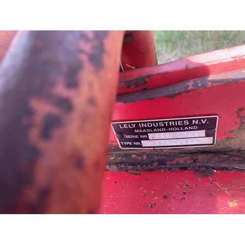 115 - Lely 2.4m power harrow fitted with crumbler, in working order, sn 11639