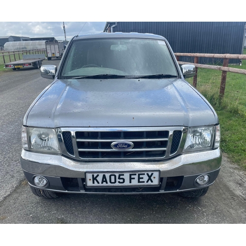 119 - Ford Ranger 4wd pickup. Runs & drives, showing 117646 miles, will have 12 months MOT, reg KA05 FEX.