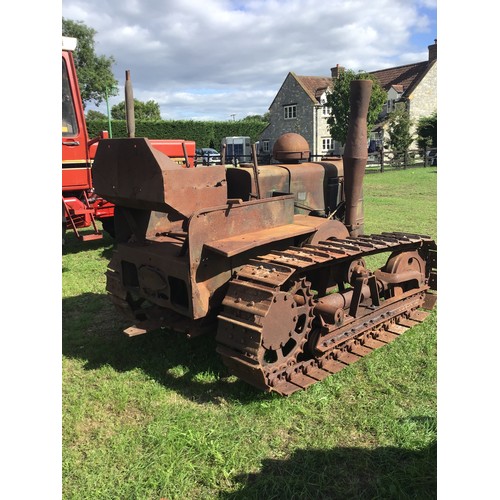 436 - Fowler MK VF  crawler. Barn stored for many years. No 4701150.