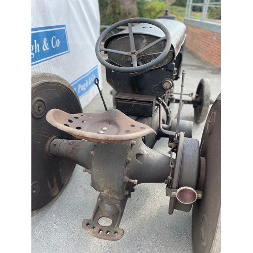 782 - Fordson F French tractor. Believed 1926/7. With a CLM diesel two-stroke conversion.  The engine is b... 
