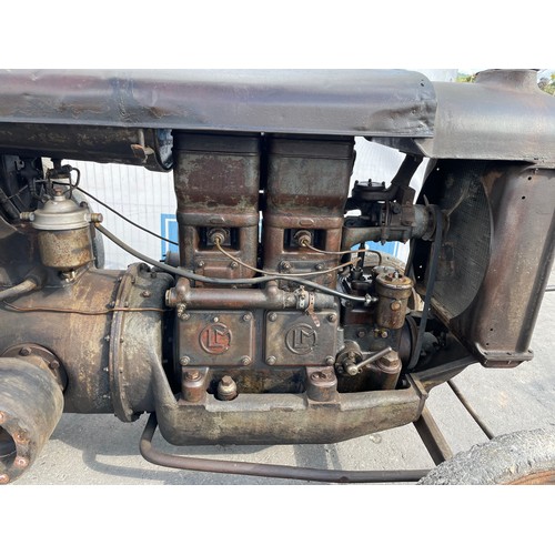 782 - Fordson F French tractor. Believed 1926/7. With a CLM diesel two-stroke conversion.  The engine is b... 