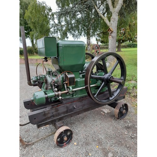 763 - Ruston Hornsby AP 8HP stationary engine, low tension ignition. Running order