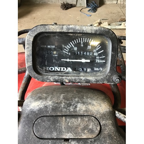 38 - Honda 250 Fourtrax quad, 2504 hours