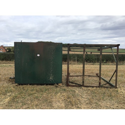 138 - Steel 10 ton Molasses tank on stand