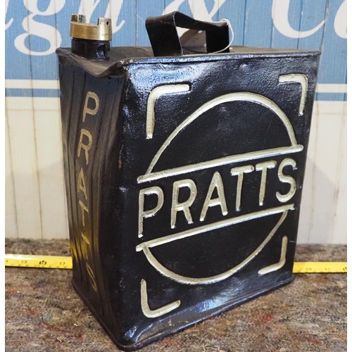 155 - 1- 2 Gallon Pratts fuel cans