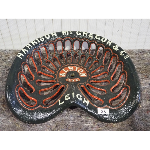 240 - Cast iron seat - Harrison McGregor & Co.