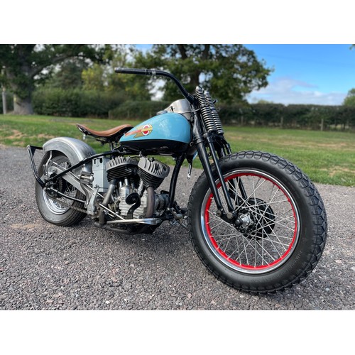 871 - Harley Davidson 45 motorcycle. 1942
Frame No. 40439
Engine No. 42WLA40439
Property of a deceased est... 