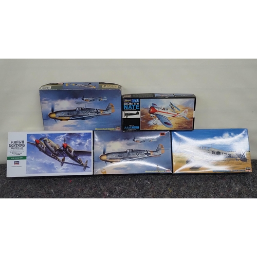 109 - 5 - Hasegawa model aircraft kits
