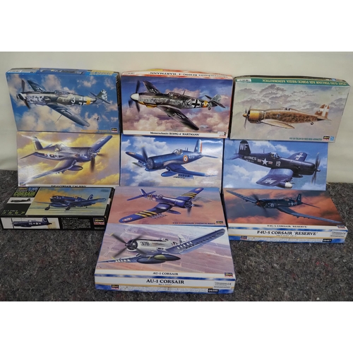 119 - 10 - Hasegawa model aircraft kits