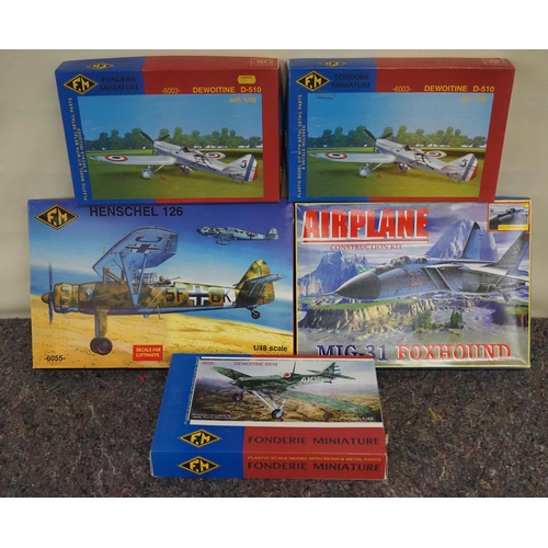 125 - 5 - F M model aircraft kits