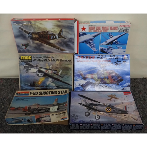 127 - 6 - Assorted model aircraft kits