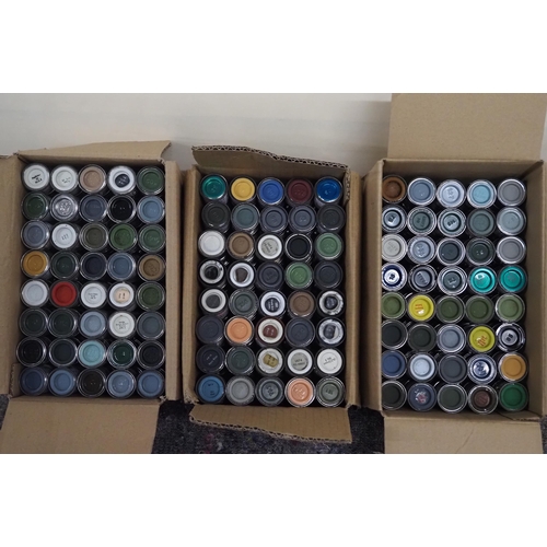 146 - Approx. 360 14ml tins of model makers enamel paint