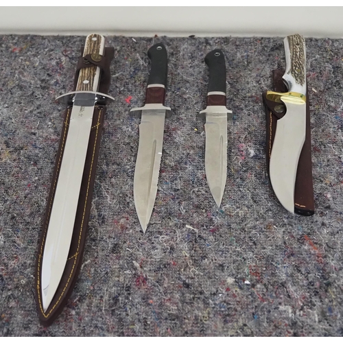 170 - 4 - Assorted hunting knives and daggers to include United Cutlery Brand NOS
