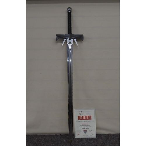 180 - Replica Highlander Kurgan sword 48