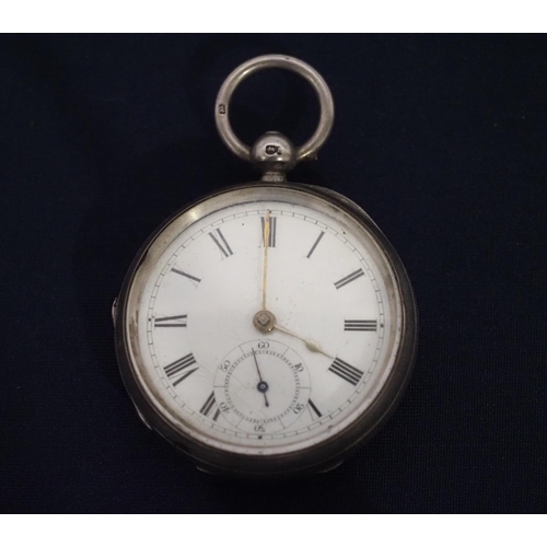 213 - Pocket watch with silver case