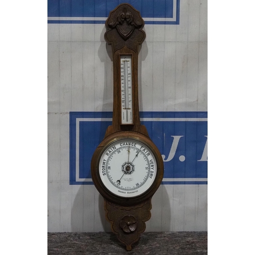 300 - Oak framed barometer