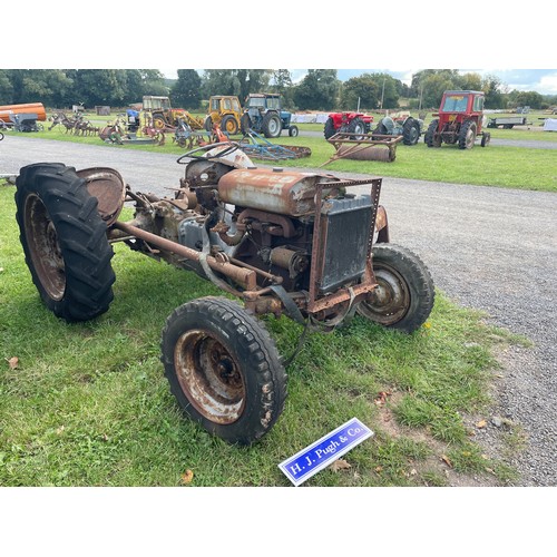824 - Ferguson TED20 petrol paraffin tractor. Serial no. 140621. For spares or repair