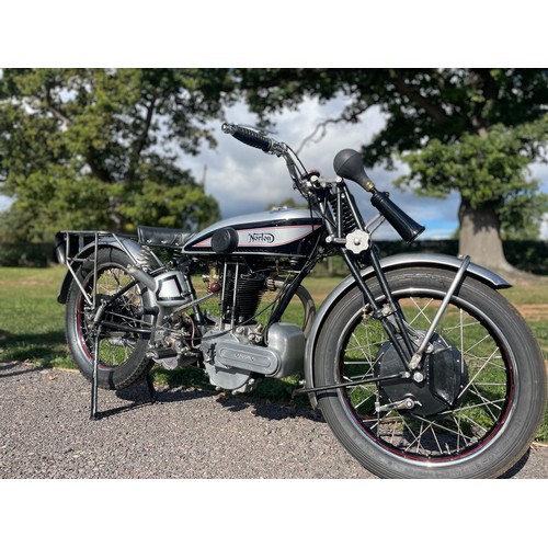 879 - Norton model 18 motorcycle. 1929. 
Frame No. 35804
Engine No. 42932
This bike is part of the Ian Det... 