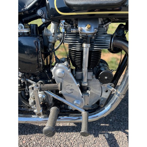 907 - Velocette KSS motorcycle. 1939. 
Frame no. 4747. 
On girder forks. Out of a private collection. Will... 