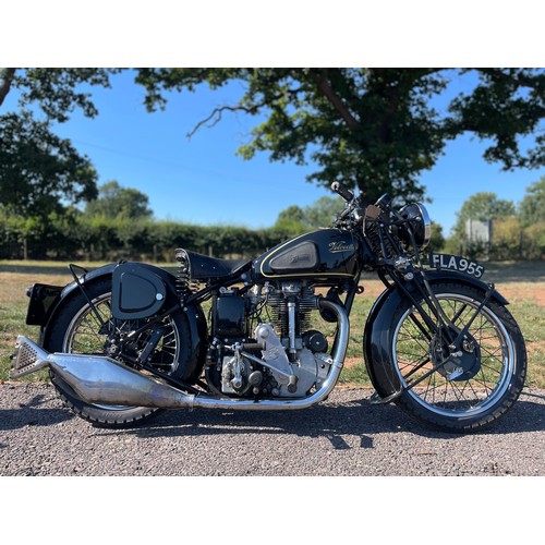 907 - Velocette KSS motorcycle. 1939. 
Frame no. 4747. 
On girder forks. Out of a private collection. Will... 