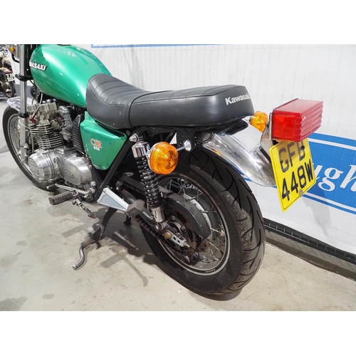 913 - Kawasaki CSR650F motorcycle. 1981 
Engine no. KJ650DE037223
Part of a collection. Had carbs rebuilt.... 