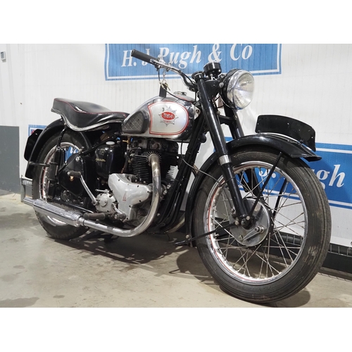 916 - BSA ZA7 Star Twin motorcycle. 1950. 500cc 
Rare metal badge model. MOT until 21/3/23. Desirable mode... 