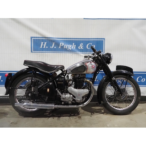 916 - BSA ZA7 Star Twin motorcycle. 1950. 500cc 
Rare metal badge model. MOT until 21/3/23. Desirable mode... 