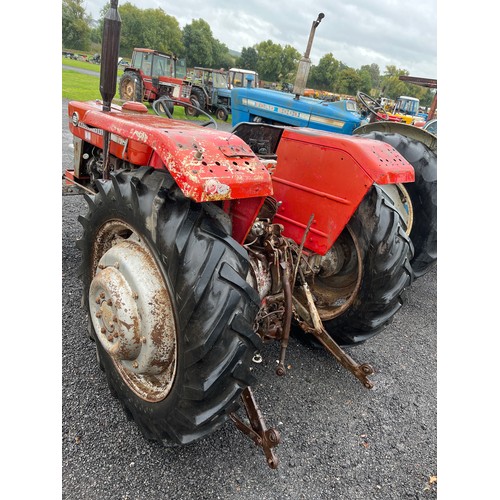 801 - Massey Ferguson 155 tractor. Runs