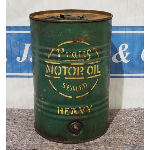 140 - Pratts motor oil 25l oil can