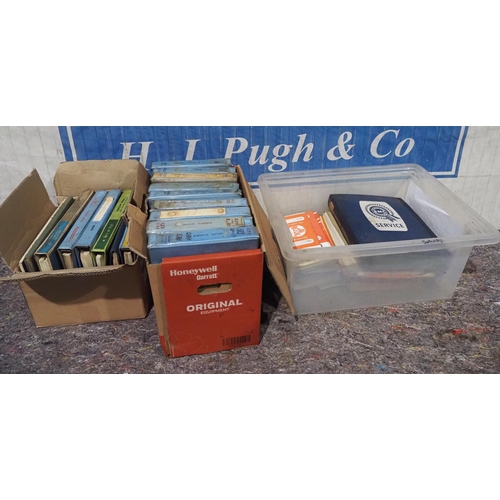 178 - 3 Boxes of service manuals