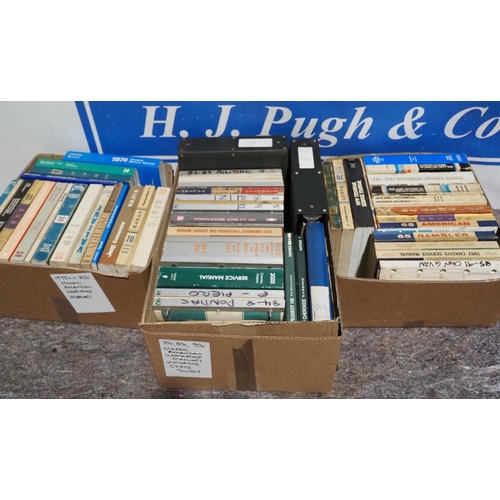 77 - Large quantity of assorted American workshop manuals to include Chevrolet and Pontiac