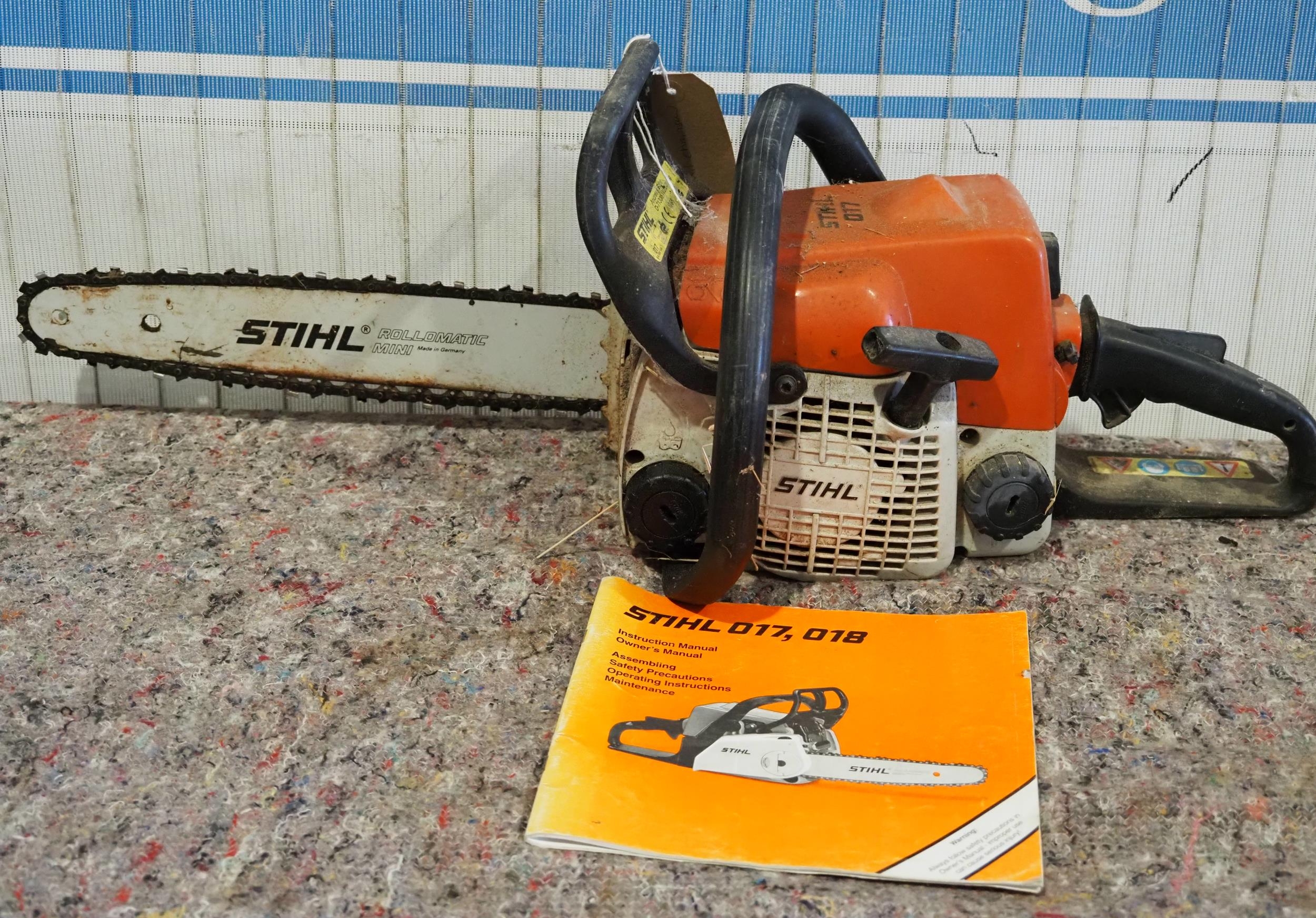 Stihl 017 online chainsaw