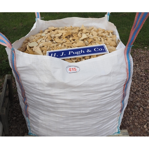 415 - Bag of Cotswold stone