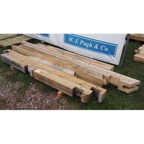 1230 - Oak beams. Porch frame