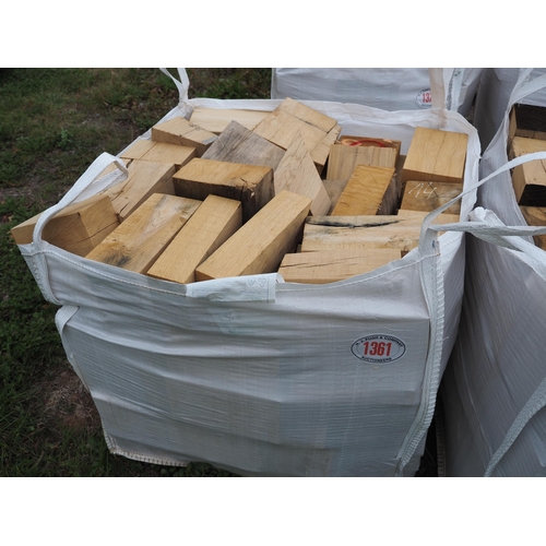 1361 - Oak firewood blocks