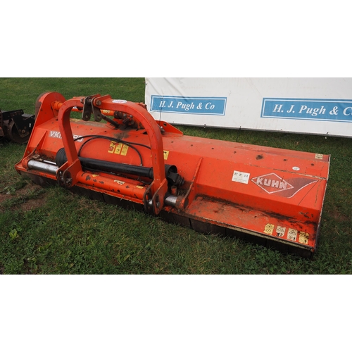 1728 - Kuhn VKM 280 flail mower. C/w manual