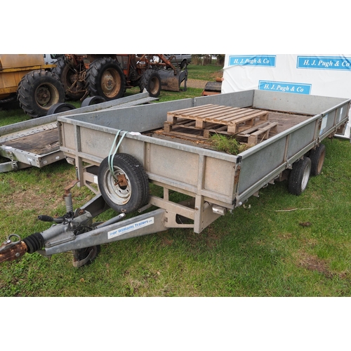 1742 - Ifor Williams LM166G drop side trailer