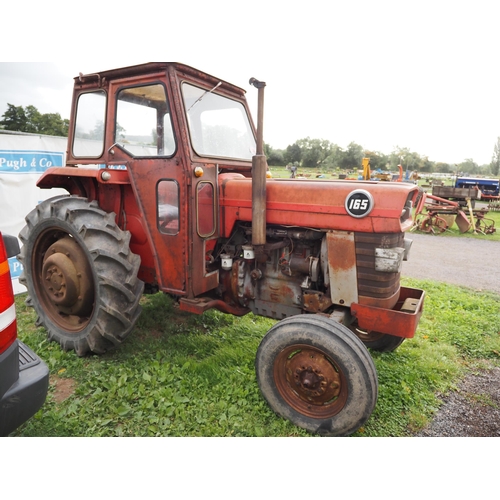 1756 - Massey Ferguson 165 tractor. Showing 2787 hours. Runs and drives