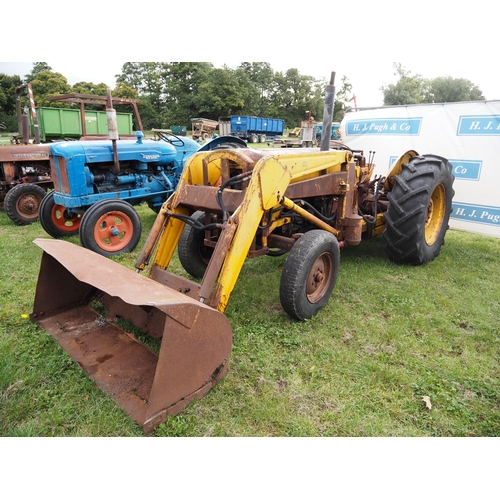 1775 - Massey Ferguson 65 Industrial tractor, loader, runs and drives