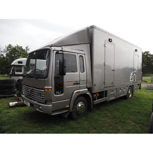 1781 - Volvo lorry, rally car support vehicle, showing 65000 miles. Reg. P11 FLC. Keys in office. V5