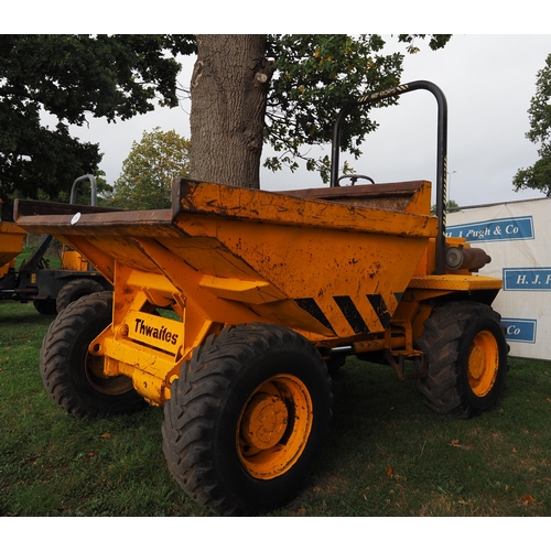 1789A - Thwaites 6 ton All Drive dumper. Runs and drives