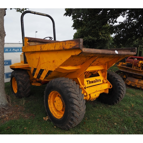 1789A - Thwaites 6 ton All Drive dumper. Runs and drives