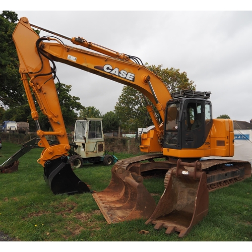 1796 - Case CX225 SR Excavator. In good working order. 2006. C/w 3 buckets. SN. DC22U0210. Key in office