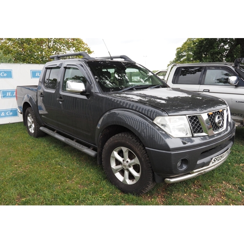 1802 - Nissan Navara Pickup. Double cab. Needs attention. Reg. SF09 LZP