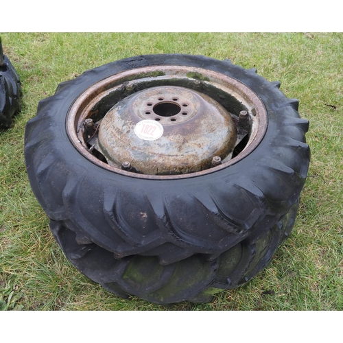 1822 - Massey Ferguson 35/135 rear wheels & tyres