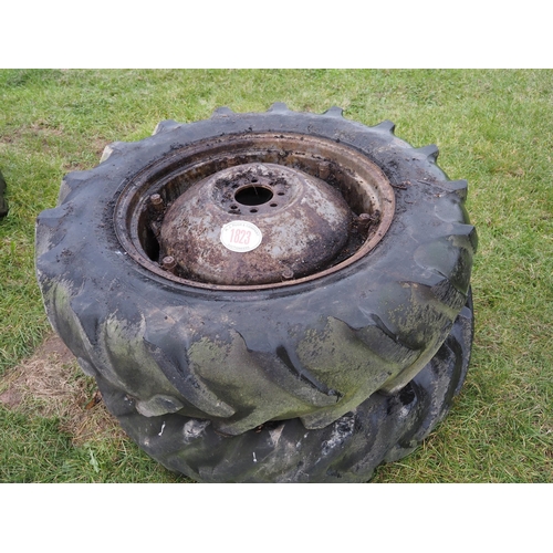 1823 - Massey Ferguson 35/135 rear wheels & tyres