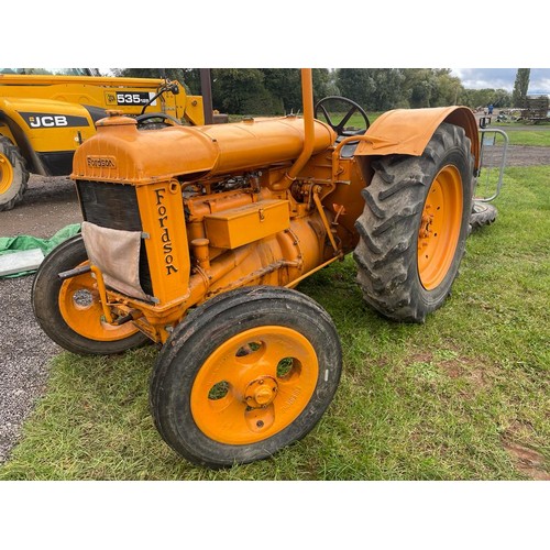 1826 - Fordson Standard N tractor, orange. Runs