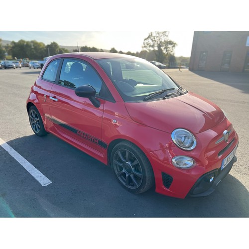 322 - Fiat Arbarth 595S 3 door hatch back. 2017. Petrol 1368cc. Runs and drives. Marked as Stolen/recovere... 